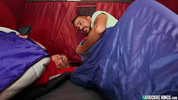 Preview 1 of Escorts Boydy Samson Jp - Busty blonde amateur fuck in the tent