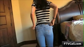 Preview 4 of Kolkatha Bangla New Boudi Xxxx - Sexy brunette natural big boobed amateur girl Lana tries different sexy lingerie and show her nice juicy butt