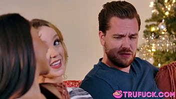 Preview 2 of Small Vs Bick - We Want Creampies For Christmas Hime Marie,  Nikole Nash