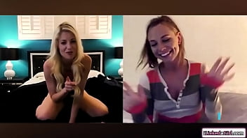 Preview 1 of Gaari Suta Love Desi Xnx Hd - Lesbian babe video chats and masturbates