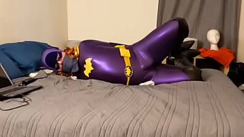 Preview 4 of Sara Jay Tube Lift Carry Xxxxxx - Batgirl hogtied