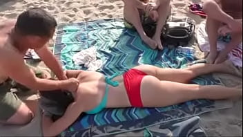 Preview 2 of Amarcan Xxx Videos - Girl Out In Pubic Get Massage