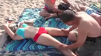 Preview 3 of Amarcan Xxx Videos - Girl Out In Pubic Get Massage