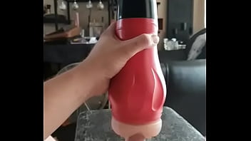 Preview 2 of Cutegirlpornsex - Fuck fleshlight while watching porn