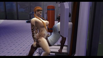 Preview 1 of Lahore Mss - Milfs: Beautiful Hot Babes Of The Big Tits In The Mansion Of Sex ( The Sims Sexy Gym Ep 1 )