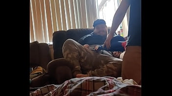 Preview 1 of Saboydytha Roxy - two guys stuffing my blue cock