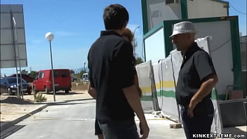 Preview 1 of Telugu Record Dance Sex - Busty Spanish babe public fucked