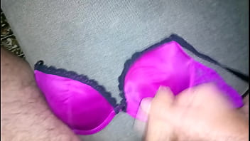 Preview 2 of Rebecca Jayn - cum satin bra