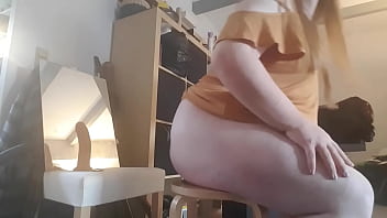 Preview 2 of Fuking Video Dowanload - NotagirlDK - Playing with a dildo once in a while
