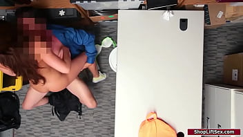 Preview 4 of Mortoi Porno - Brunette shoplifter punished and fucked