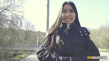 Preview 1 of Racy Porn - Brunette cutie Alina Crystall gets fucked on the street