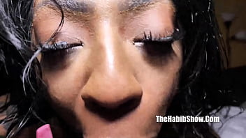 Preview 3 of American Dick - lil 100 lb amica mea freak taking huge king kreme bbc