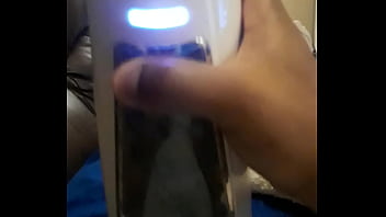 Preview 1 of Woman Lip - Alex got new Men&#039_s Massage Cup