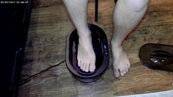 Preview 1 of Anal Dobble - Barefeet Paraffin Wax AMSR Session 1
