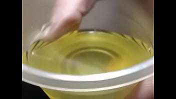 Preview 4 of Hard Poorn Hd - Cam girl pees in a plastic cup