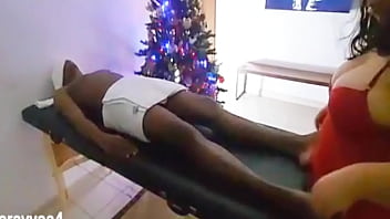 Preview 1 of Xcx Mms - #8  Merry  Christmas  ! Tantric christmas massage. Recorded by:  Doce Lola