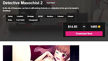 Preview 1 of Abbey Rain Interracial - Otakusexart Hentai Game: Detective Masochist 2