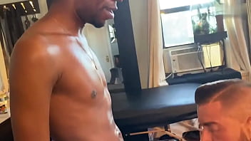 Preview 1 of Forced Mom Lesbian - I suck a nerdy black cock