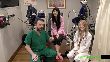 Preview 3 of Blue Jade - The Cum Clinic Extraction #1 - Doctor Tampa Treated By Nonbinary Doctors