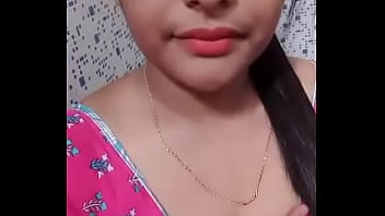 Preview 1 of Older Goy - cute north indian girl squessing her boobs,  nipples and showing pussy orgasm leaked with hindi sex talk