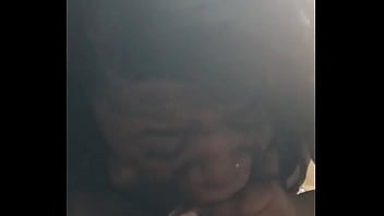 Preview 4 of Mom Son Mistek - Ebony deepthroat sloppy top hoe sucks like vacuum