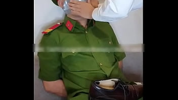 Preview 4 of Dimond Jackson Step Mom - Kha Phan &amp_ Thien Hy casting Vietnamese police uniform