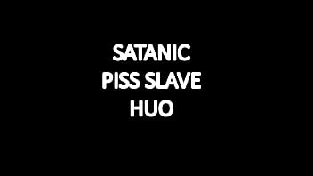 Preview 1 of Keran Li - The result of permanent brainwashing - Satans human urinal Huo begging for more