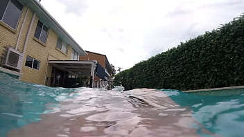 Preview 2 of Busty Girl Struggles With A Dick - Skinny dip that time.