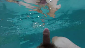 Preview 3 of Busty Girl Struggles With A Dick - Skinny dip that time.