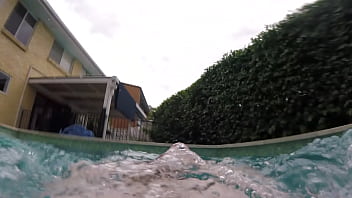 Preview 1 of Busty Girl Struggles With A Dick - Skinny dip that time.