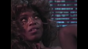 Preview 4 of Ten Iger Sex - Curvy chick with chocolate skin Stormy Shores bends over the desk and takes a hard black cock in her wet pussy