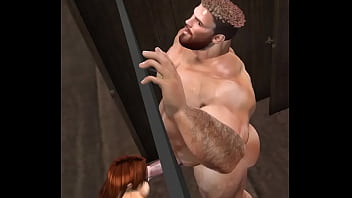 Preview 2 of Aurangabad Sex Video In - lucky gal gets to suck off huge bull luke stoltman at glroy hole