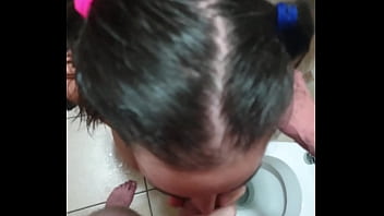 Preview 4 of Paksaapa - Pisswhore gets pissed on the face and head flushed | cock suck