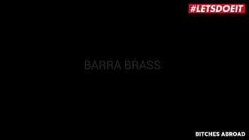 Preview 1 of First Time Anal Bleeding - LETSDOEIT - #Barra Brass #Marina Visconti #Lutro - Christmas Sex With A Russian Big Tits Babe And A Cheating Guy