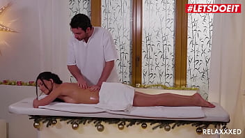 Preview 1 of Deasi Sekx Com - LETSDOEIT - #Alexa Tomas #Joel Tomas - Christmas Massage Sex With A Sexy Spanish MILF Babe