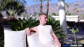 Preview 1 of Xvideo Red - FamilyTwink - Malibu Uncles Welcoming their Cute Step Nephew