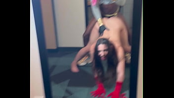 Preview 4 of Young Boy Fuck Old Sister - White Petite Slut Getting Her Pussy Slaughtered By Gibby