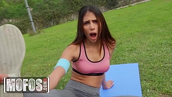 Preview 1 of Danny D Creampie Pussy - Fit Fitness Gal (b. Nichols) Fucks A Big Cock With Her Feet Pussy - Mofos