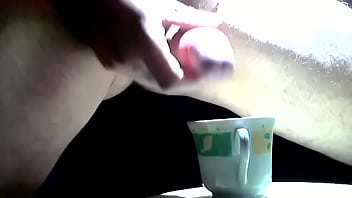 Preview 3 of Old Yong Bukkake - Cumshot - 15 coffee cup