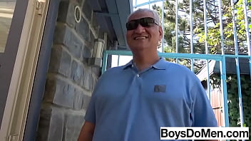 Preview 1 of Cot Wwwxxx Cox - Fat Grandpa&rsquo_s First Workout