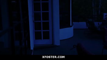 Preview 2 of Virgin 10 Year Old - Sneaking Foster step Daughter Punished By Her Foster | Vanna Bardot