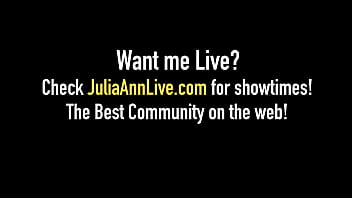 Preview 1 of X Polic Video - Pussy Loving Milf Julia Ann Creams While Finger Fucking Siri PornStar!