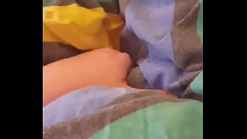 Preview 1 of Www Sad Love Story Video Com - Saras Adventures - Pussy Playing With Full Bladder Makes Her Pee In The Bed