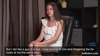 Preview 1 of Worker Work - Intriguing sweetie finger fucks narrow vagina until she is having orgasm