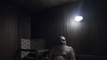 Preview 2 of Pissing Gay Drink - Karl Marx Ancap na Sauna Falando Sobre Guarda dos Filhos - ANCAPSU