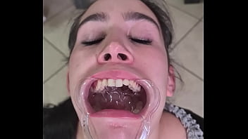Preview 4 of Xxx Video Piley - French maid tries to d. her own piss with a lip retractor | funny