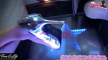 Preview 2 of Frock Sex - deutsche party schlampe fickt in limousine im auto