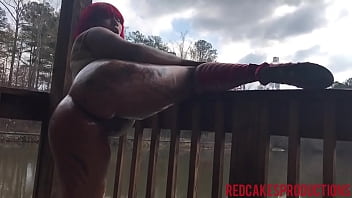 Preview 2 of Hot Pecs - Layla red ass worship