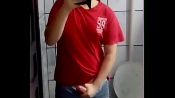 Preview 3 of Japanese Lital Garel - handjob in my friend bathroom