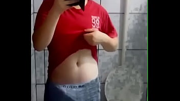 Preview 1 of Japanese Lital Garel - handjob in my friend bathroom